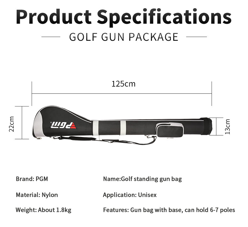 PGM QIAB001 cheap golf bags sport golf bag black golf gun bag