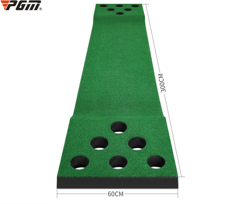 PGM GL018 artificial putting green grass 3m meter indoor quality golf game slope adjustable putting green