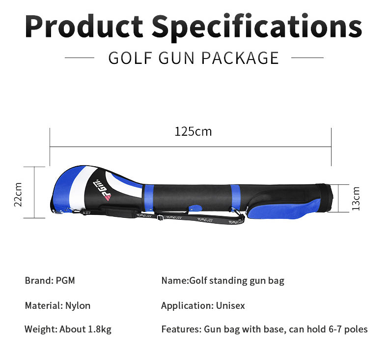 PGM QIAB002 High Quality Small Golf Bag With Wholesale Price Golf Gun Bag