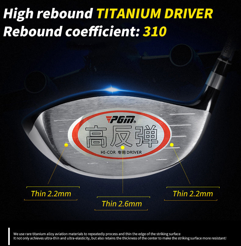 PGM MG015 High rebound graphite shafts Driver Head Golf Clubs