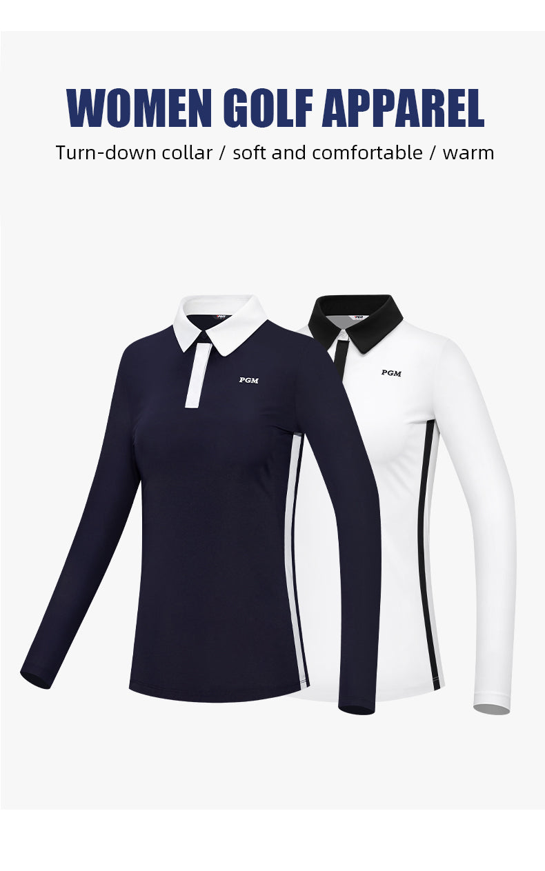 PGM YF540 custom logo blank golf t shirt polo golf polo shirts for women