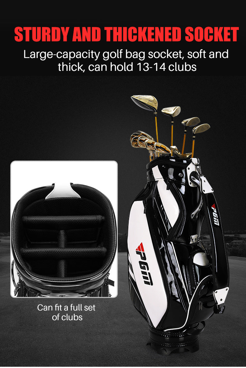 PGM QB080 brand name golf club bag waterproof PU leather golf cart