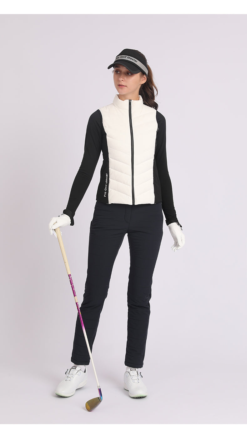 PGM YF521 korean style golf gilet womens full zip outerwear golf vest