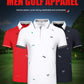 PGM YF395 men breathable golf polo shirt soft spandex polyester golf polo