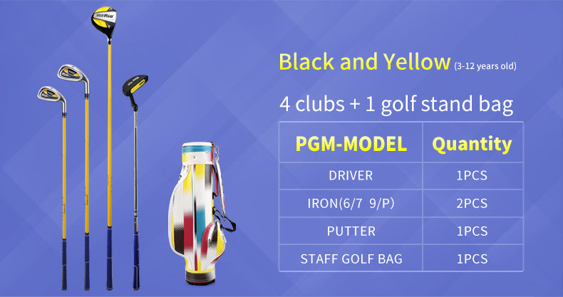 PGM JRTG004 RIO Series Colorful Children Junior Golf Club Set Hot sale