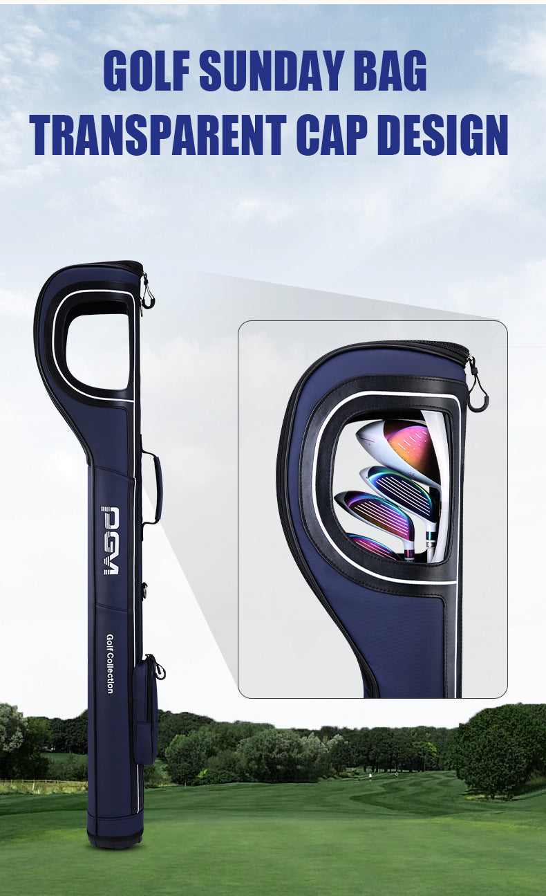 PGM QIAB021 portable sunday golf gun bag personalized luxury golf sunday bag