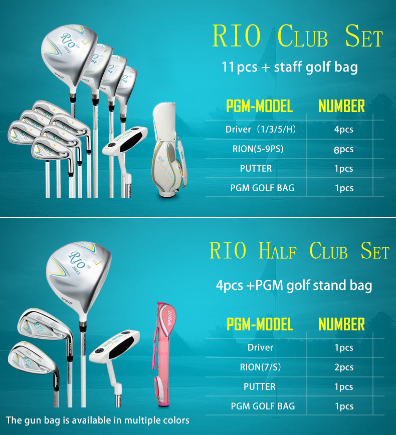 PGM LTG014 RIO II golf clubs complete set women professional golf clubs with staff golf bag