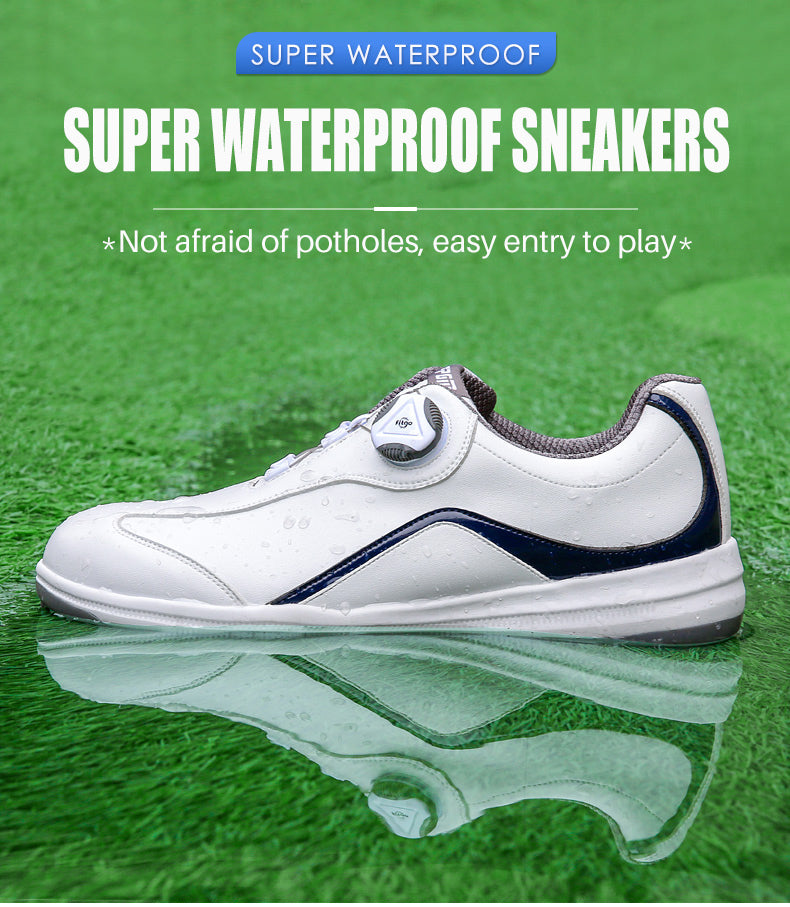 PGM XZ169 Auto Lacing Waterproof Microfiber Anti-slip Golf Shoes