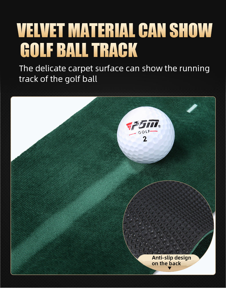 PGM TL030 track golf slope putting mat auto return mini office golf putting mat