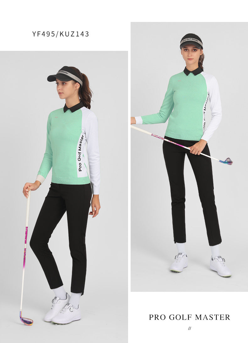 Ladies hot sale golf sweaters