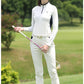PGM YF421 turtleneck long sleeve golf shirts ladies 1/4 zip super elastic golf shirts