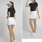 PGM QZ081 breathable womens golf dress spandex polyester ladies pleated golf dress