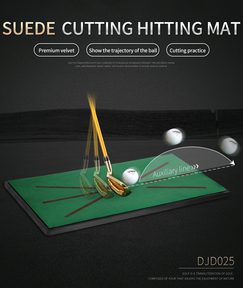 PGM DJD025 diy golf trajectory display hitting mat velvet driving range golf hitting mat