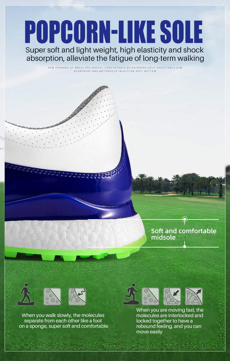 PGM XZ173 custom golf shoes spikes light weight mens golf shoes