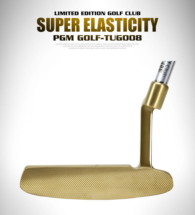 PGM TUG013 steel high quality cnc milled golf putter practice gold golf putter