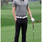PGM YF441 mens polo golf shirts polyester spandex fashion performance golf shirts