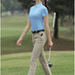 PGM YF486 modern polo golf t shirts womens short sleeve golf polo shirt white golf polo