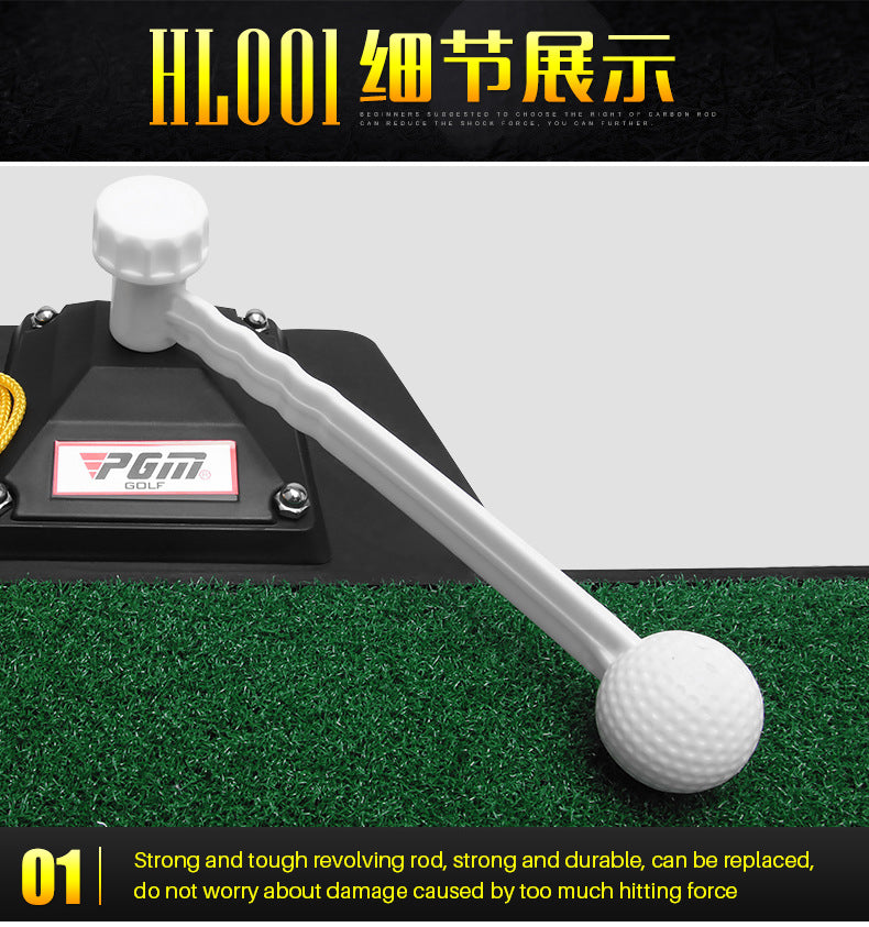 PGM HL001 China mini golf swing trainer mat office indoor practice golf chipping mat