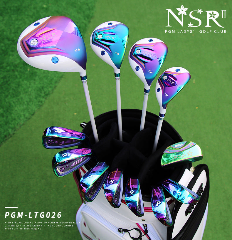 PGM LTG026 NSR II New Design Shiny High Quality Professional Lady Golf Club Low Gravity Center High Rebound with Sakura Golf Bags