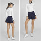 PGM QZ081 breathable womens golf dress spandex polyester ladies pleated golf dress