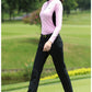 PGM YF421 turtleneck long sleeve golf shirts ladies 1/4 zip super elastic golf shirts
