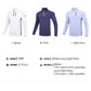 PGM YF522 men golf t shirt high quality zip collar custom long sleeves mens golf shirts