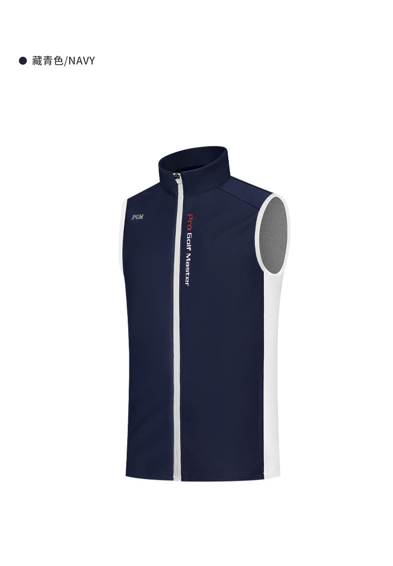 PGM YF509 kids jacket de golf zipper vest padded oem logo golf vest