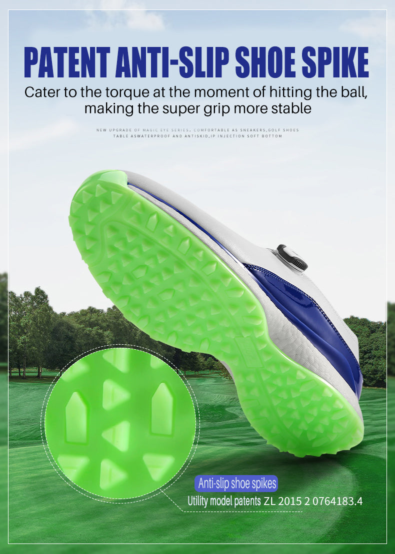 PGM XZ173 custom golf shoes spikes light weight mens golf shoes