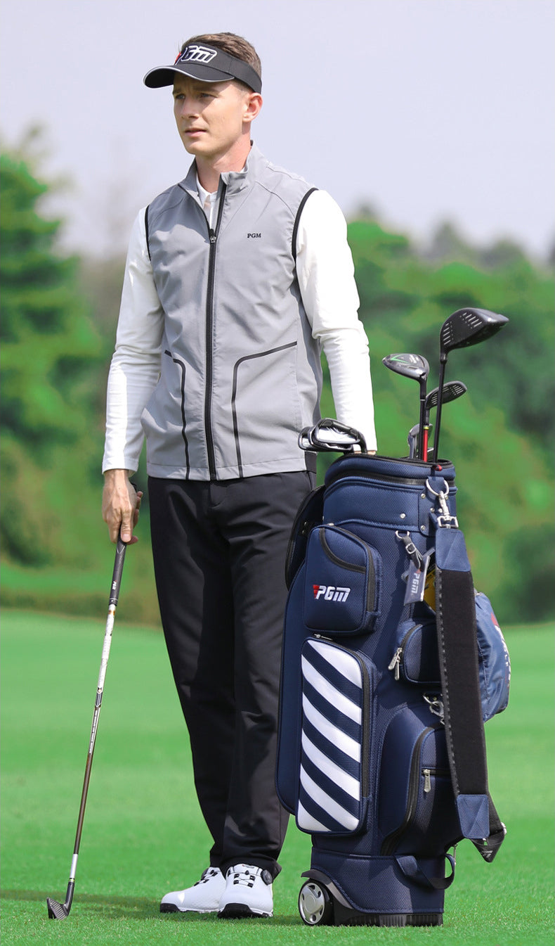 Golf on sale sleeveless jacket