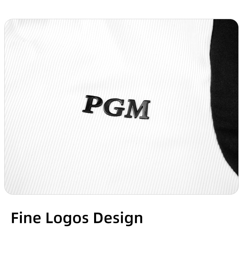 PGM YF541 kids golf t-shirts manufacturer quarter zip pullover
