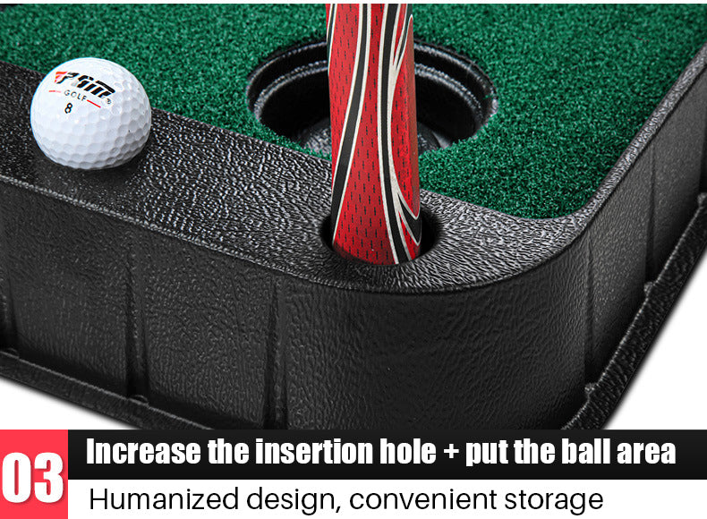 PGM TL027 mini golf putting green slope indoor golf putting mat game p ...