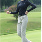 PGM YF419 women long sleeve golf shirt crew neck polyester spandex golf shirt