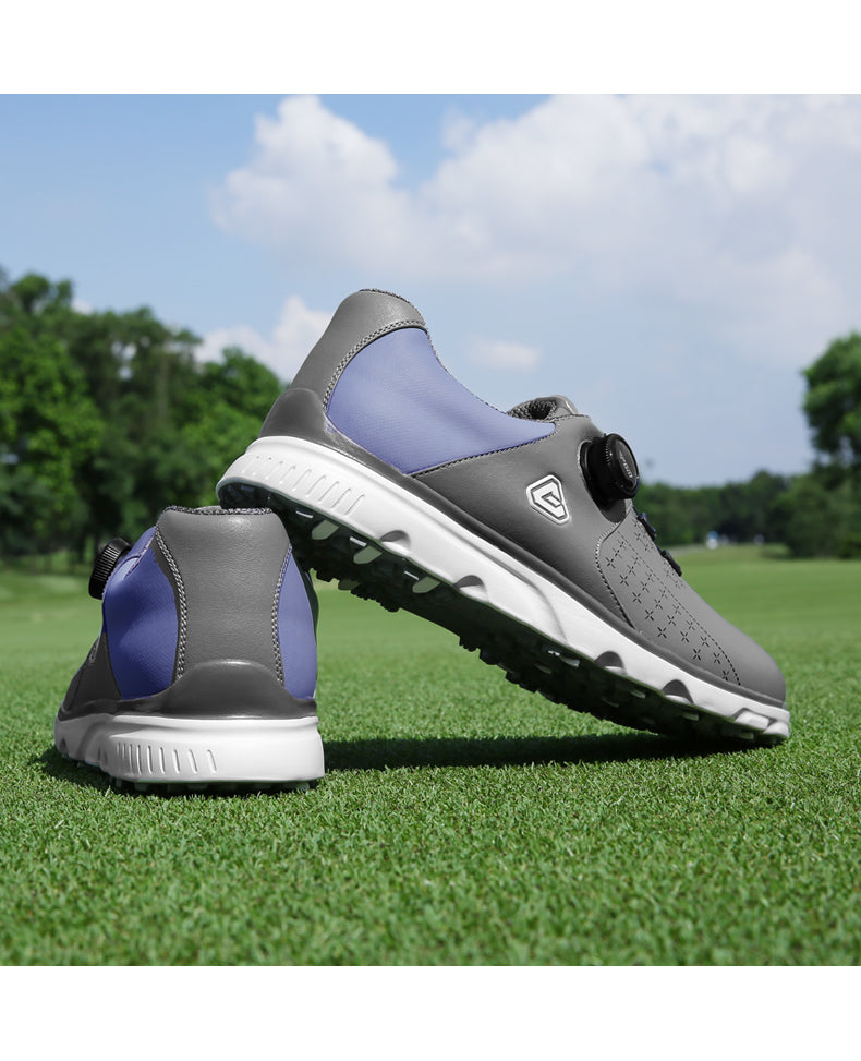 PGM XZ232 male luxury waterproof rubber practice golf shoes for men