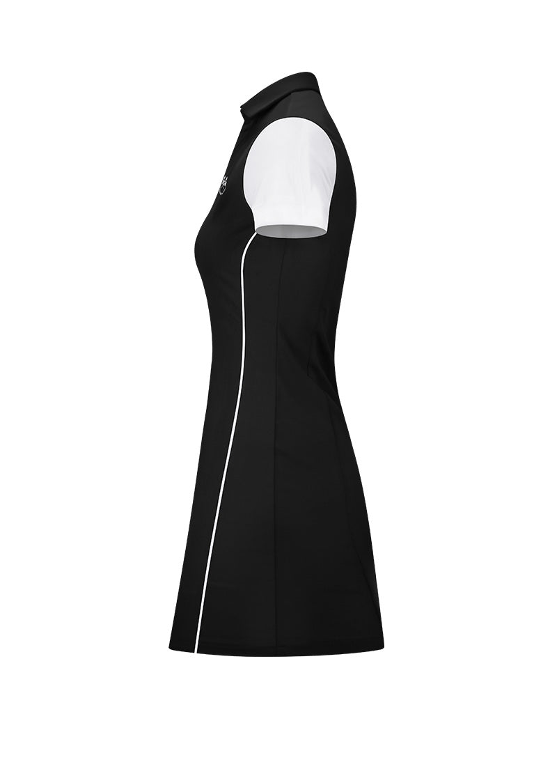 PGM QZ083 golf dress women quick dry custom short sleeve v-neck polo ladies golf dress