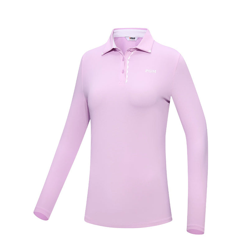 PGM YF537 winter long sleeve golf polo shirts polo shirt 2023