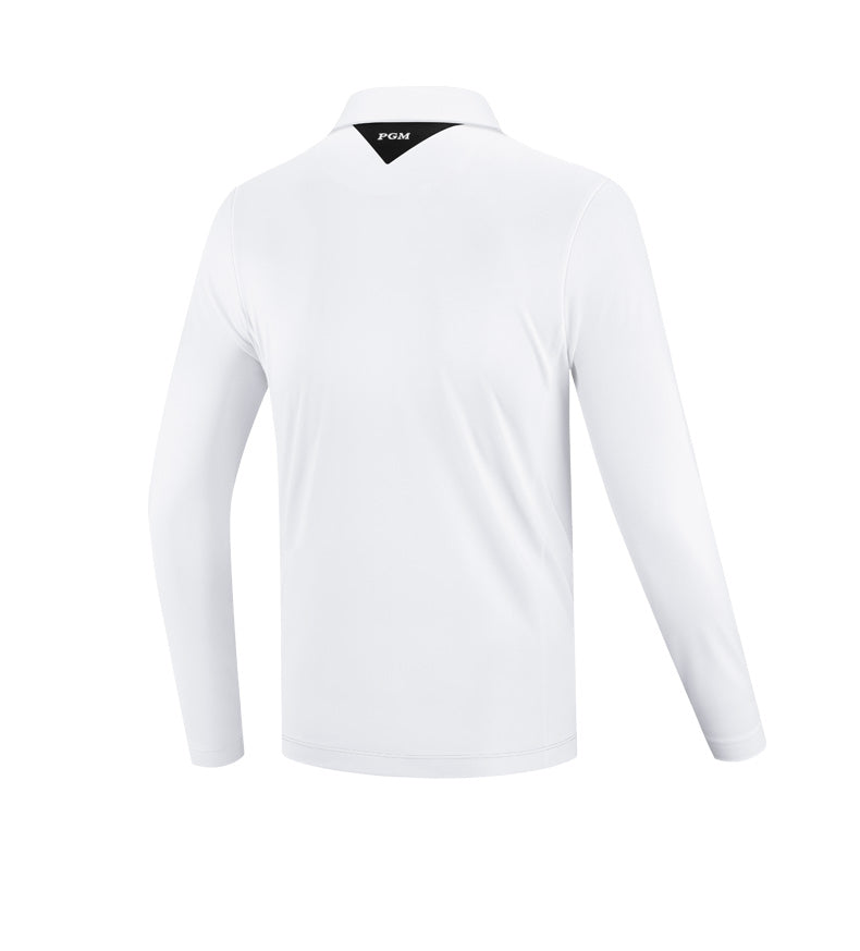 PGM YF480 golf performance polos shirt men long sleeve wholesale golf polo