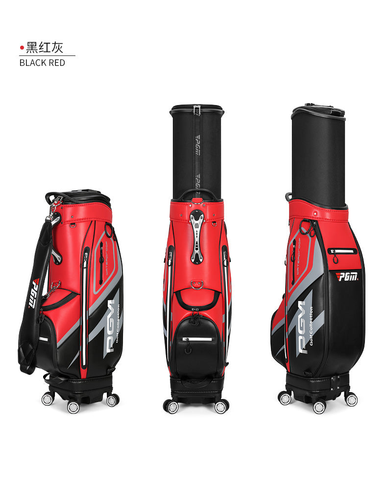 PGM QB099 wheel travel golf bag custom waterproof custom logo golf bag