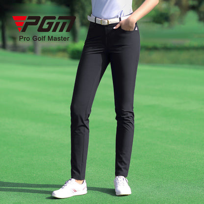 PGM KUZ099 summer female golf trousers colour slim fit golf trouser women