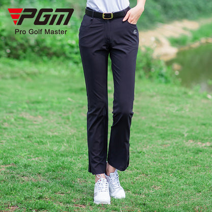 PGM KUZ072 quick dry stretch spandex golf trousers slim fit woman's pants