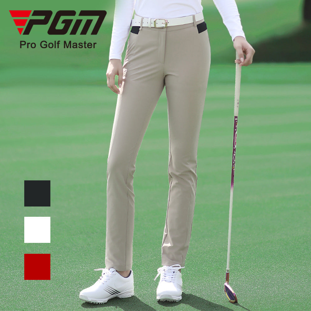 PGM KUZ093 ladies golf training trousers black cotton women golf pants