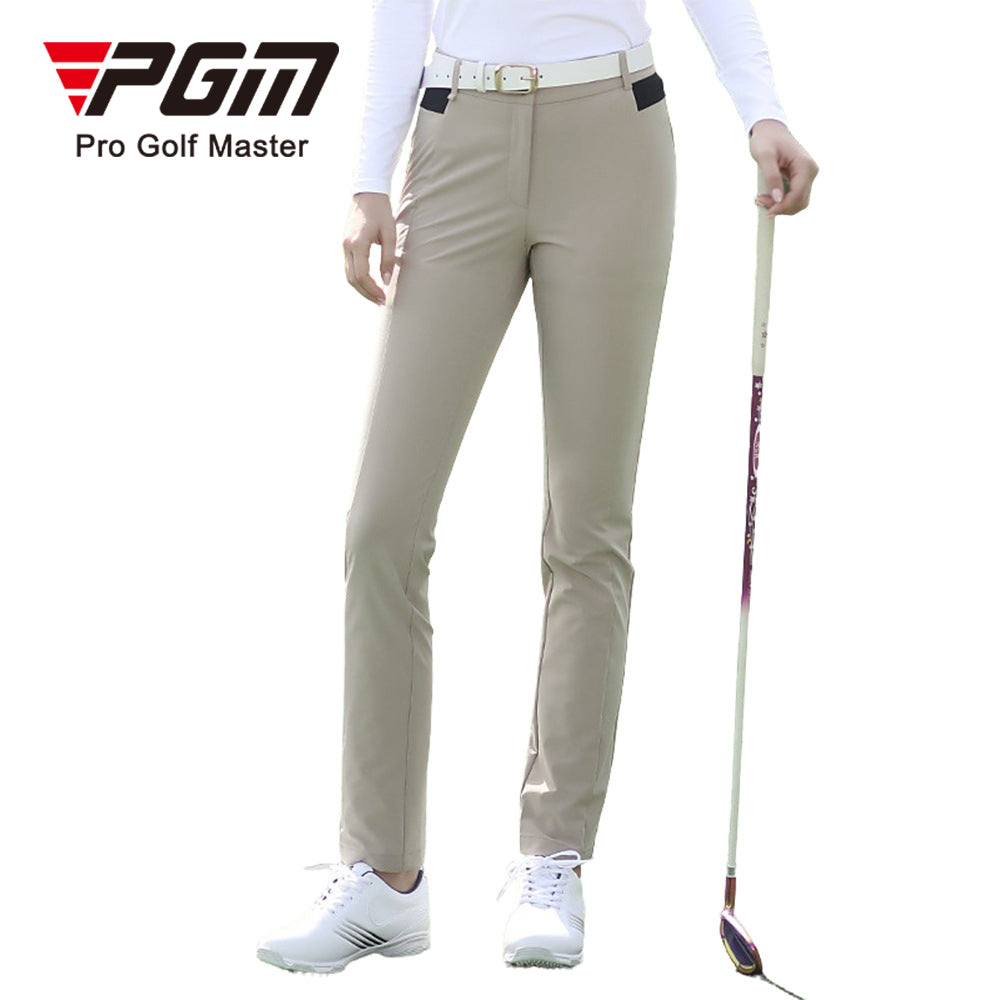 PGM KUZ093 ladies golf training trousers black cotton women golf pants