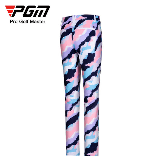 PGM KUZ133 brand clothing ladies golf jogger pants polyester spandex colorful golf pant