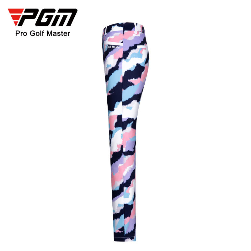 PGM KUZ133 brand clothing ladies golf jogger pants polyester spandex colorful golf pant
