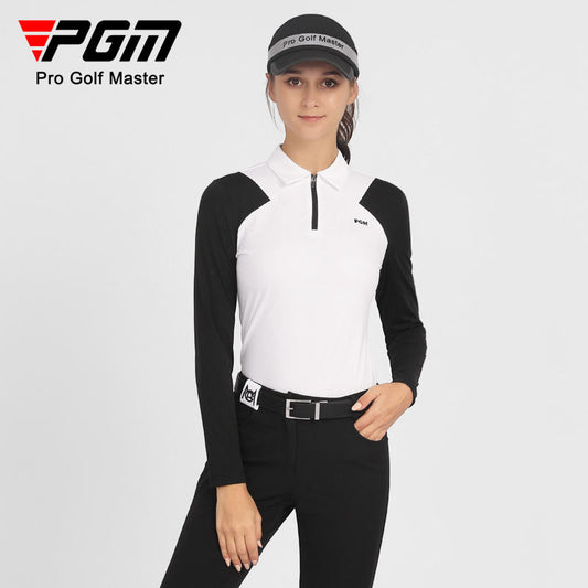 PGM YF530 custom golf polo spandex wholesale 1/4 zip golf polos
