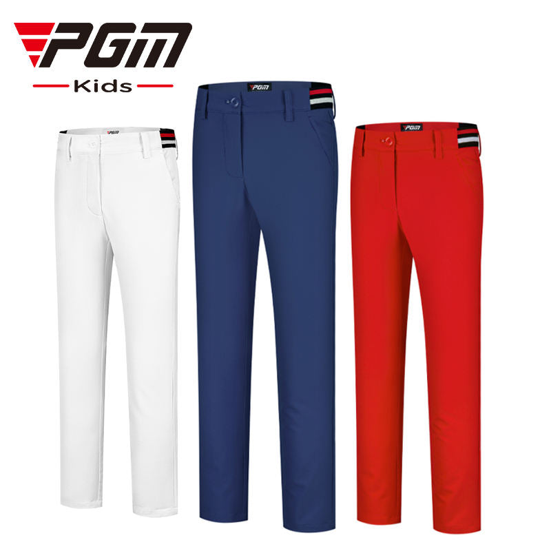PGM KUZ142 windproof kids new golf pants girl polyester spandex golf pants