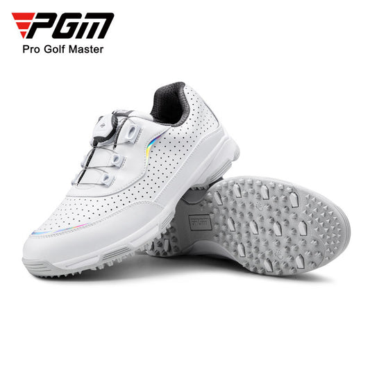 PGM XZ243 microfiber leather luxury golf shoes waterproof young golf shoes