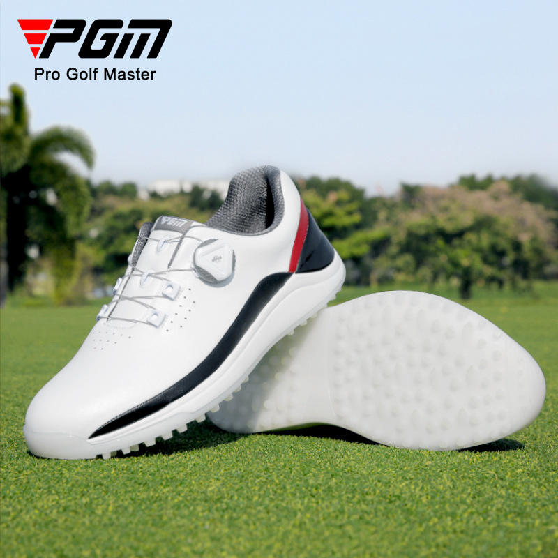 PGM XZ259 men synthetic leather golf shoes professional spike less golf shoe