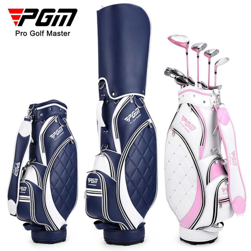 PGM QB103 golf tour staff bag women light weight trolley golf cart bag for women