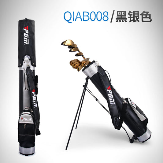 PGM QIAB008 custom logo pencil golf cart bag stand sac de golf high quality PU sunday carry golf bag
