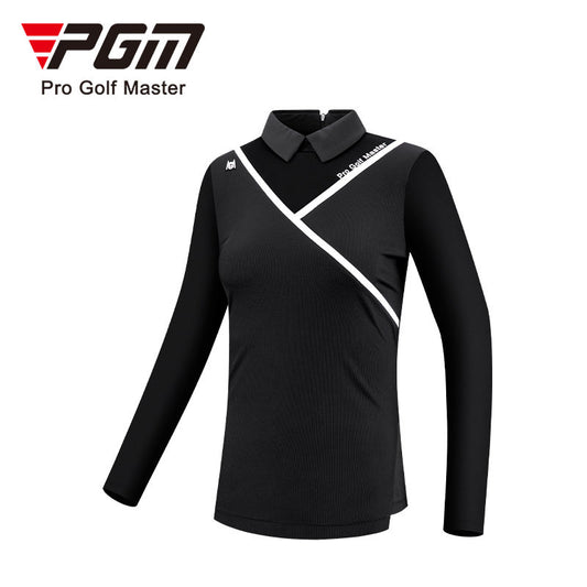 PGM YF476 wholesale oem long sleeve golf polo shirt fashionable golf polo